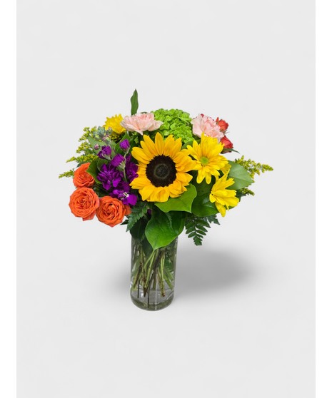 Rich in texture and color, each one of these farm fresh bouquets are unique with the vast variety of flowers available. 