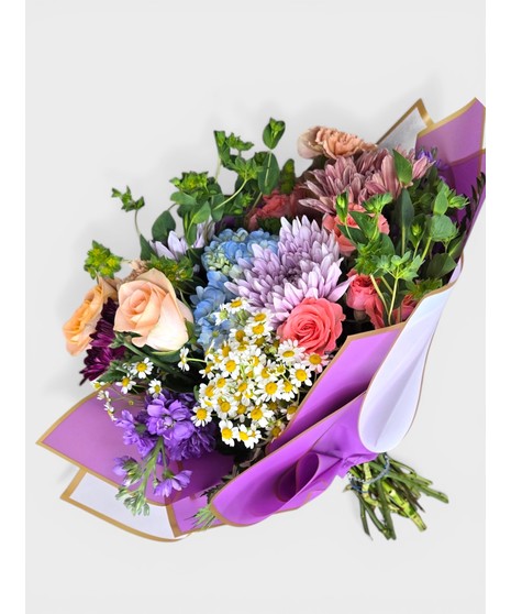 Gentle Kindness Wrapped Bouquet