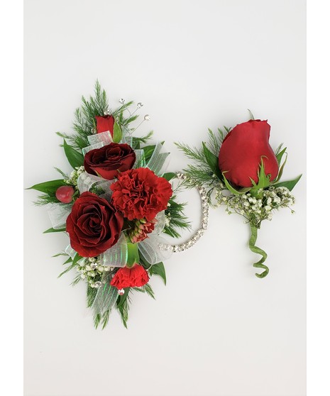 Couples Package Red Mixed Florets