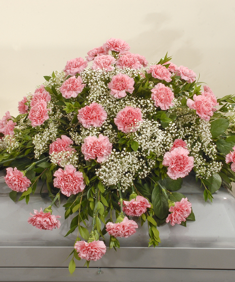 Classic Carnation Casket Spray