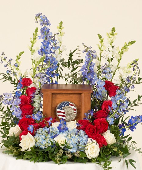 Patriotic  Memorial Display