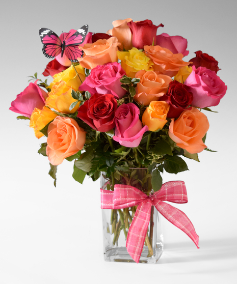 Rainbow Roses