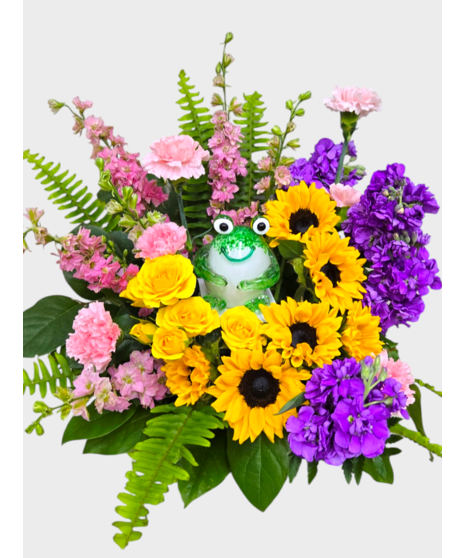 Clever Frog Art Glass