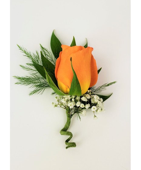 Boutonniere- Orange  Blossom